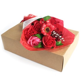 Boxed Hand Soap Flower Bouquet